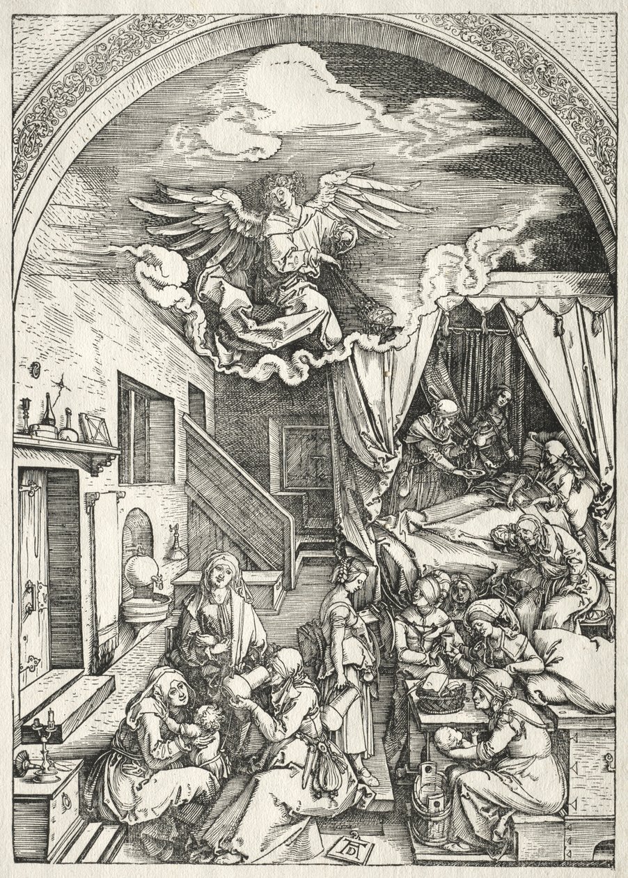Vita della Vergine: Natività della Vergine da Albrecht Dürer