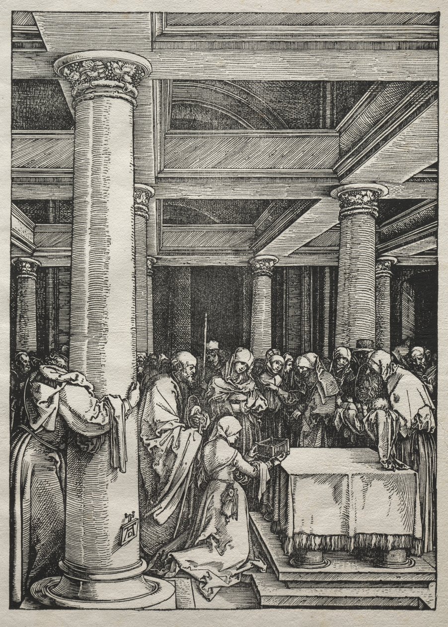 Vita della Vergine: Presentazione di Gesù al Tempio da Albrecht Dürer
