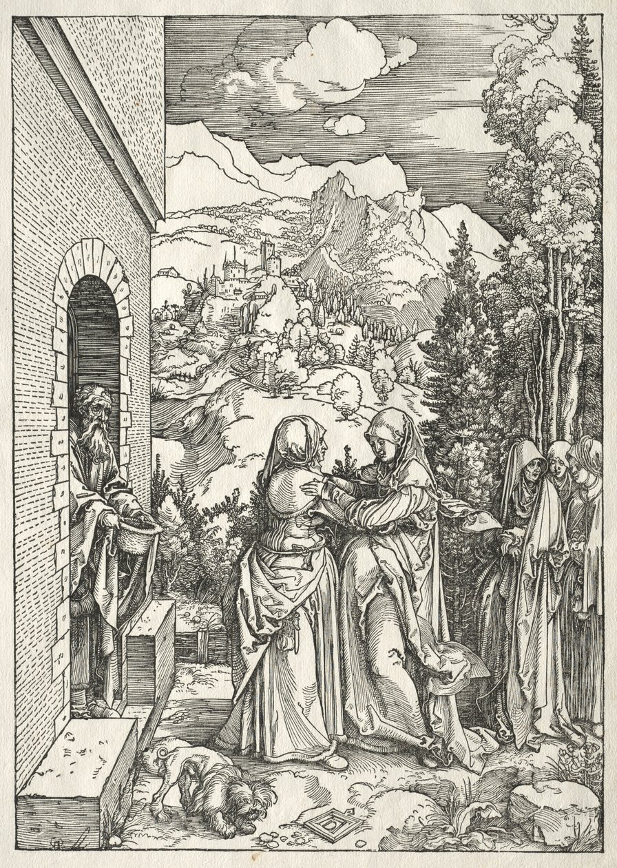 Vita della Vergine: La Visitazione da Albrecht Dürer