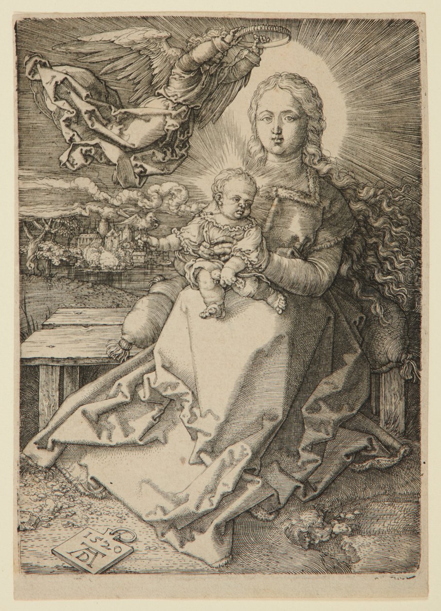 Madonna incoronata da un angelo da Albrecht Dürer