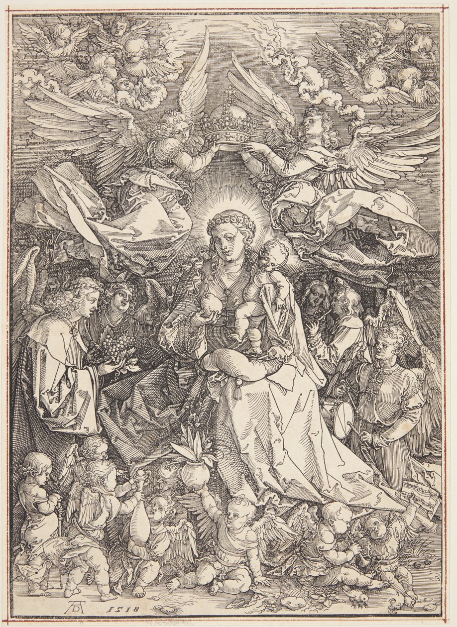 Madonna Regina degli angeli da Albrecht Dürer