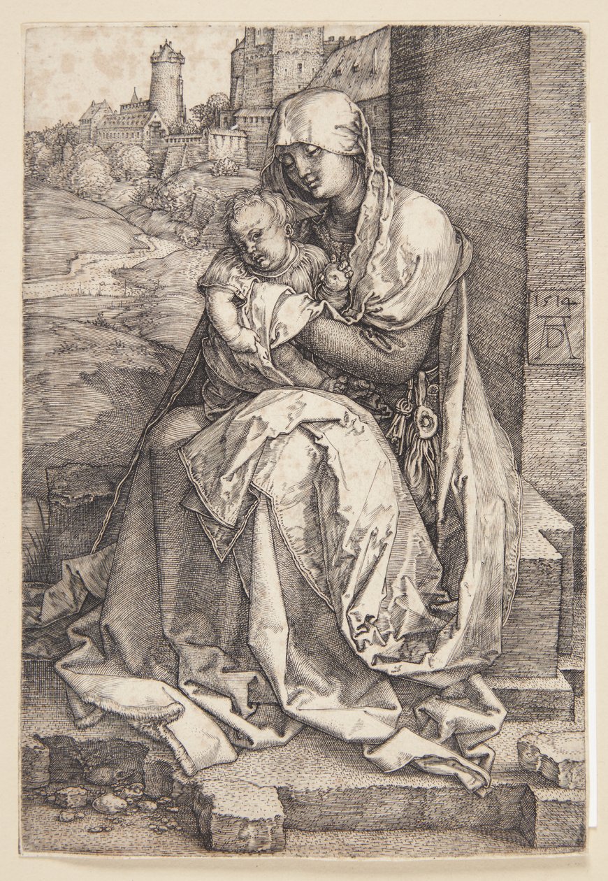 Madonna vicino al muro da Albrecht Dürer