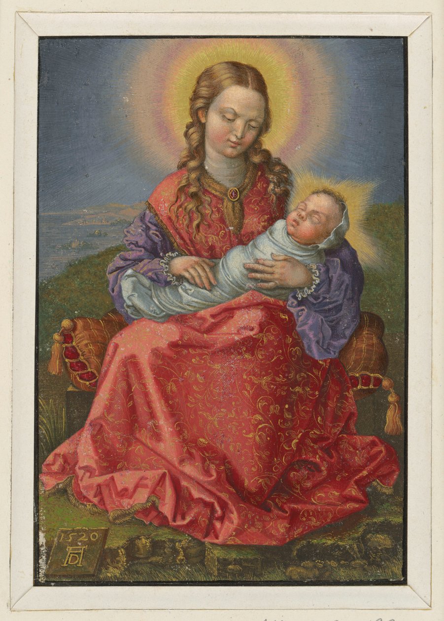 Maria con il Bambino fasciato da Albrecht Dürer