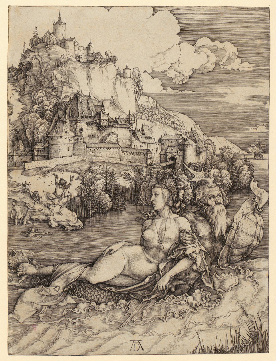 Maria con la scimmia marina da Albrecht Dürer
