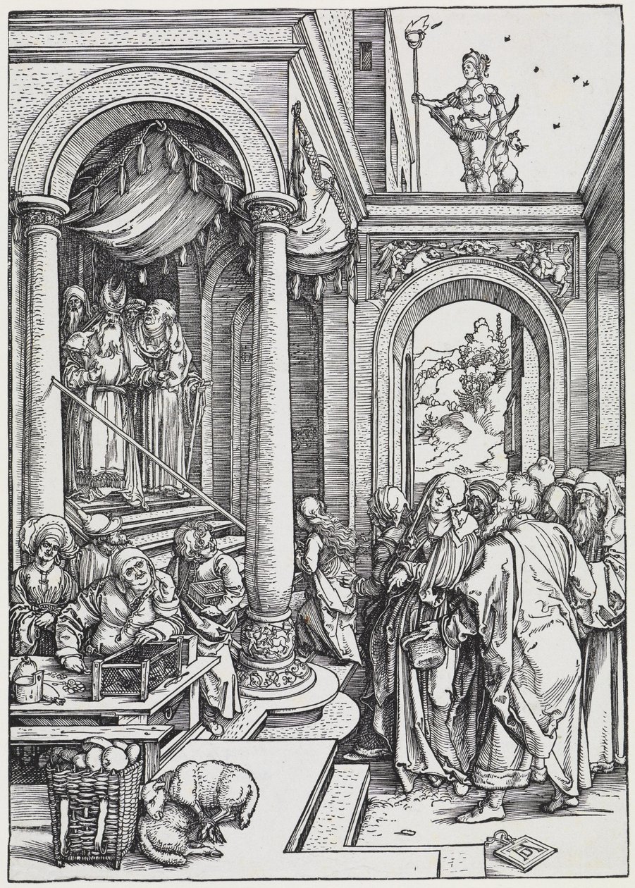 La presentazione di Maria al Tempio da Albrecht Dürer