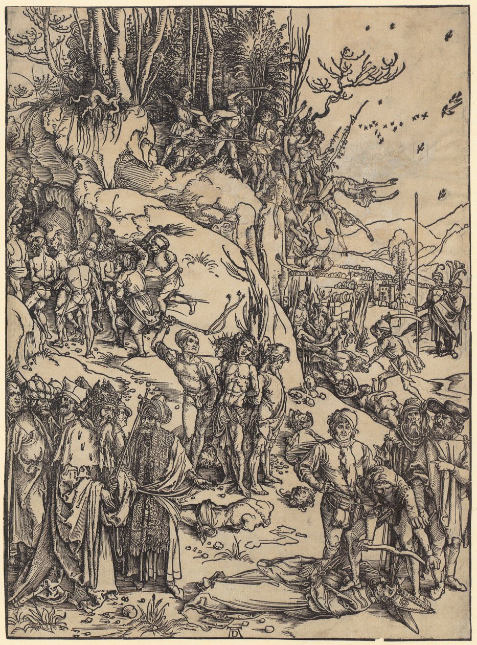 I martiri dei Diecimila da Albrecht Dürer