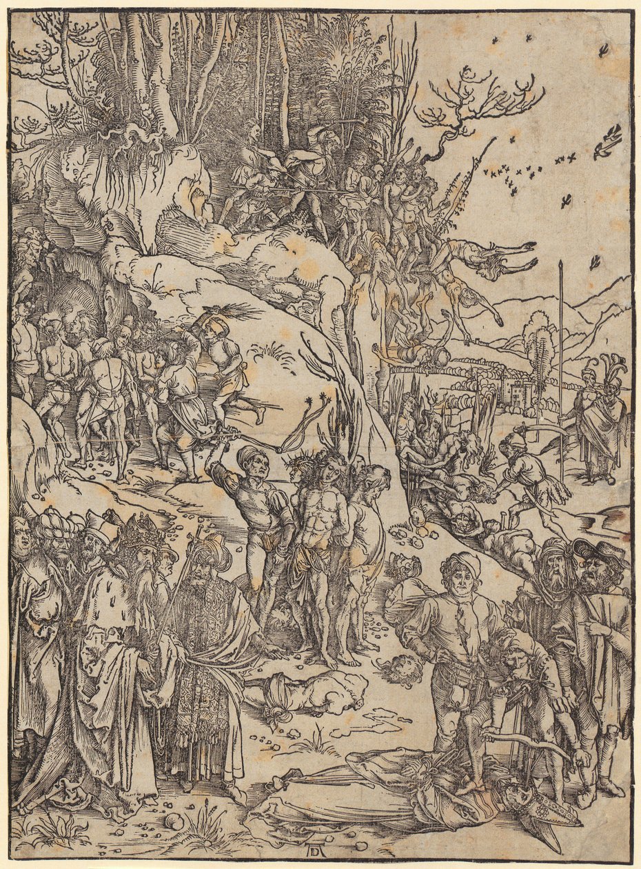I martiri dei Diecimila da Albrecht Dürer
