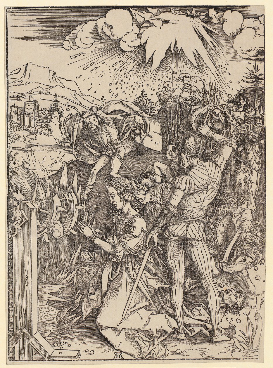 Il martirio di Santa Caterina da Albrecht Dürer
