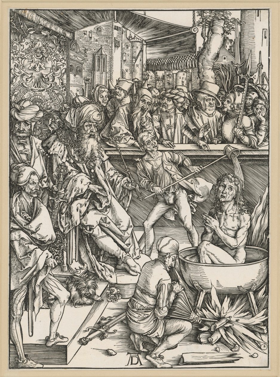 Martirio di Giovanni (Apocalisse) da Albrecht Dürer