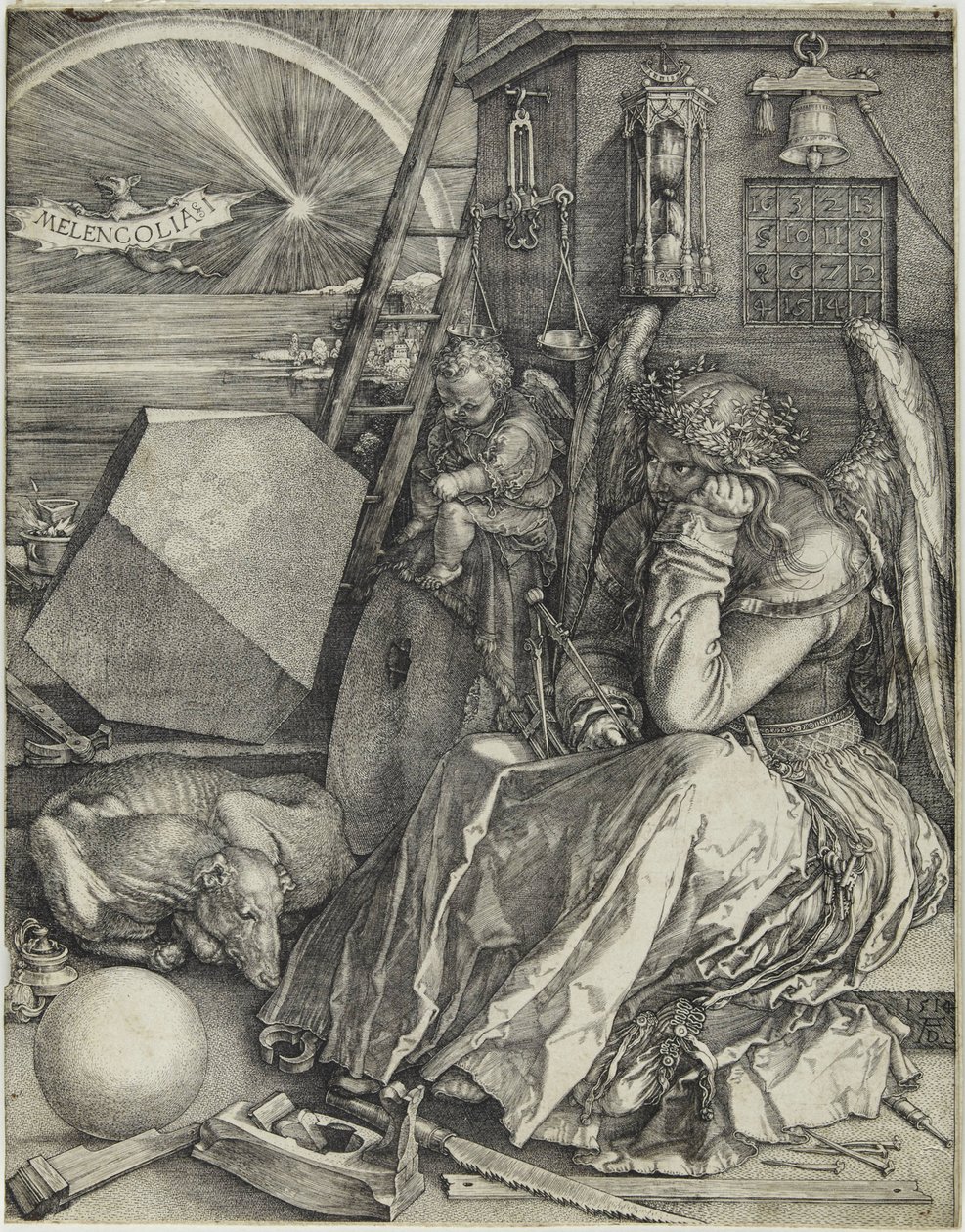 Melencolia I, 1514 da Albrecht Dürer