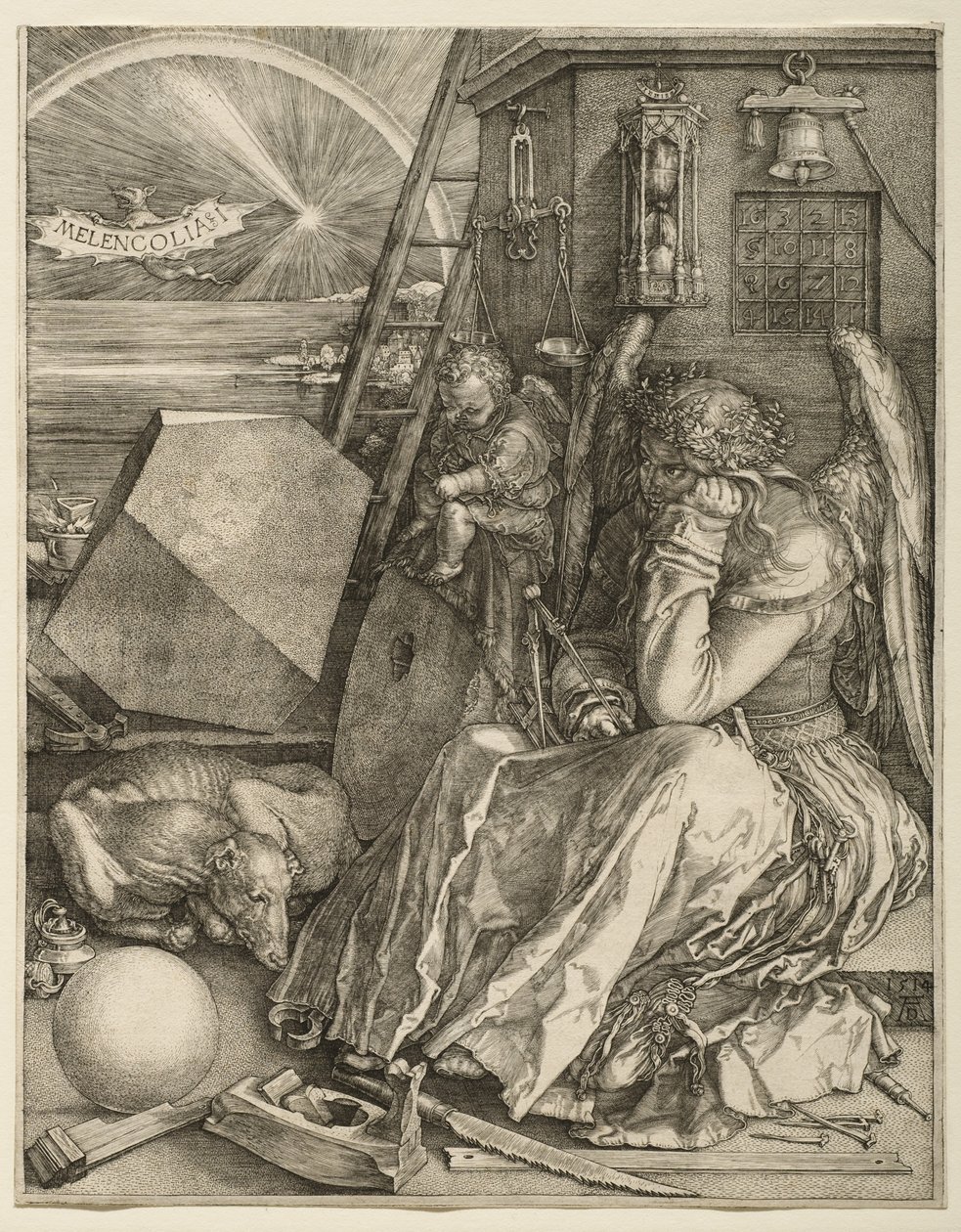 Melencolia I, 1514 da Albrecht Dürer