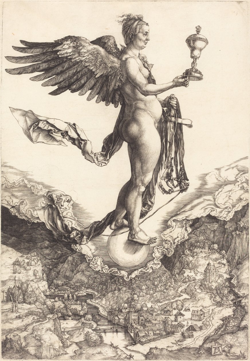 Nemesi (La Grande Fortuna) da Albrecht Dürer