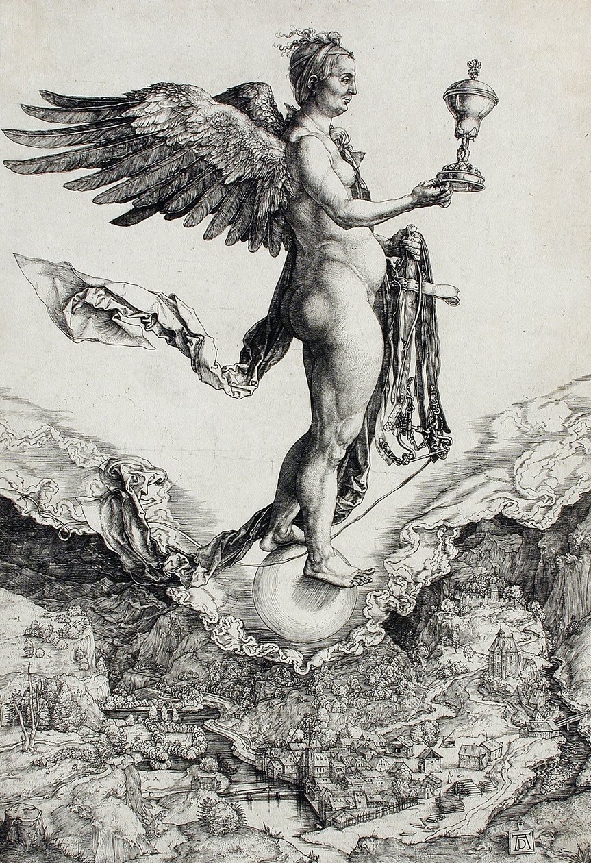 Nemesi (La grande fortuna) da Albrecht Dürer