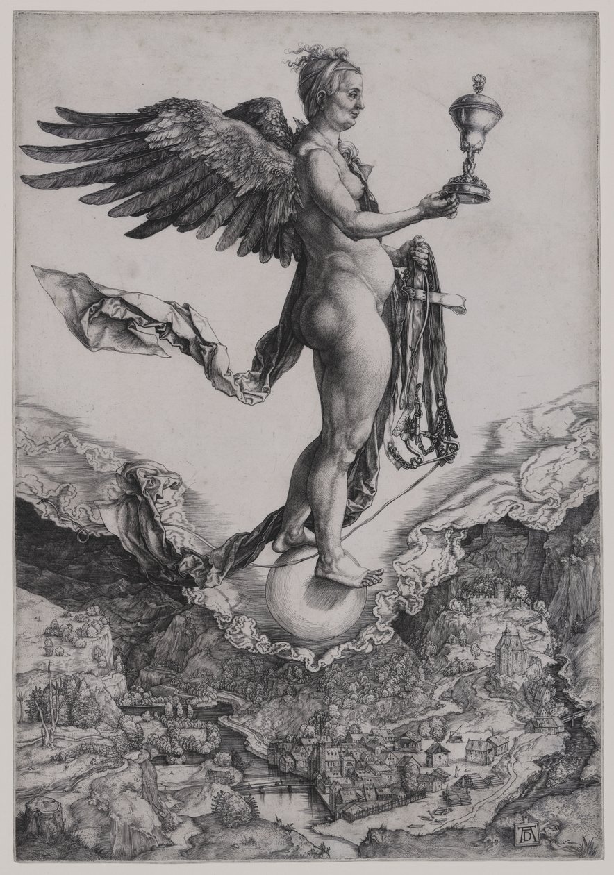 Nemesi (La grande fortuna) da Albrecht Dürer