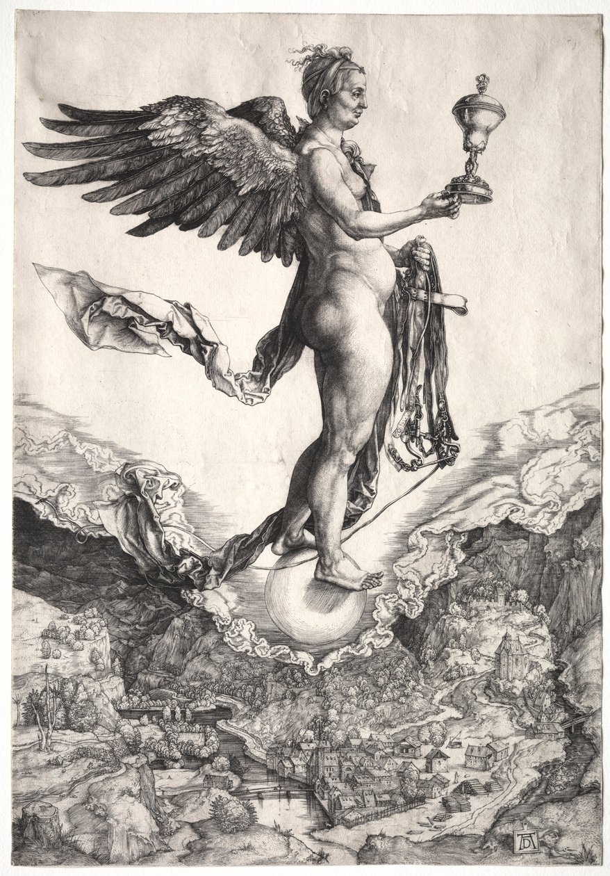 Nemesi, c. 1501-1502 da Albrecht Dürer