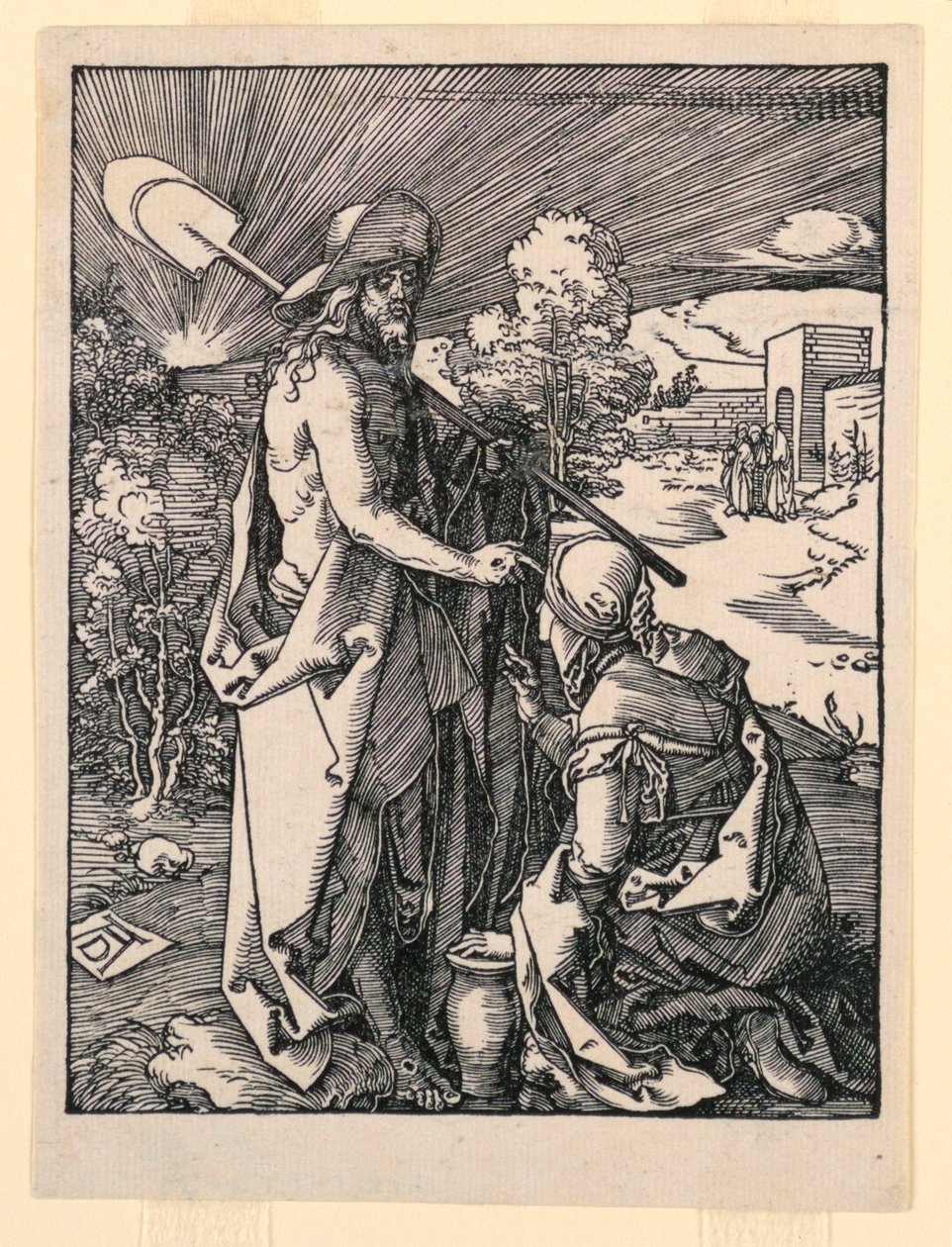 Noli me Tangere (Cristo appare a Maria Maddalena), dalla serie La Piccola Passione da Albrecht Dürer