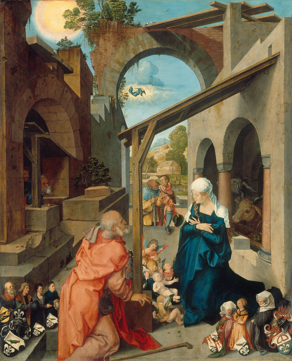Altare di Paumgartner: Nascita di Cristo da Albrecht Dürer
