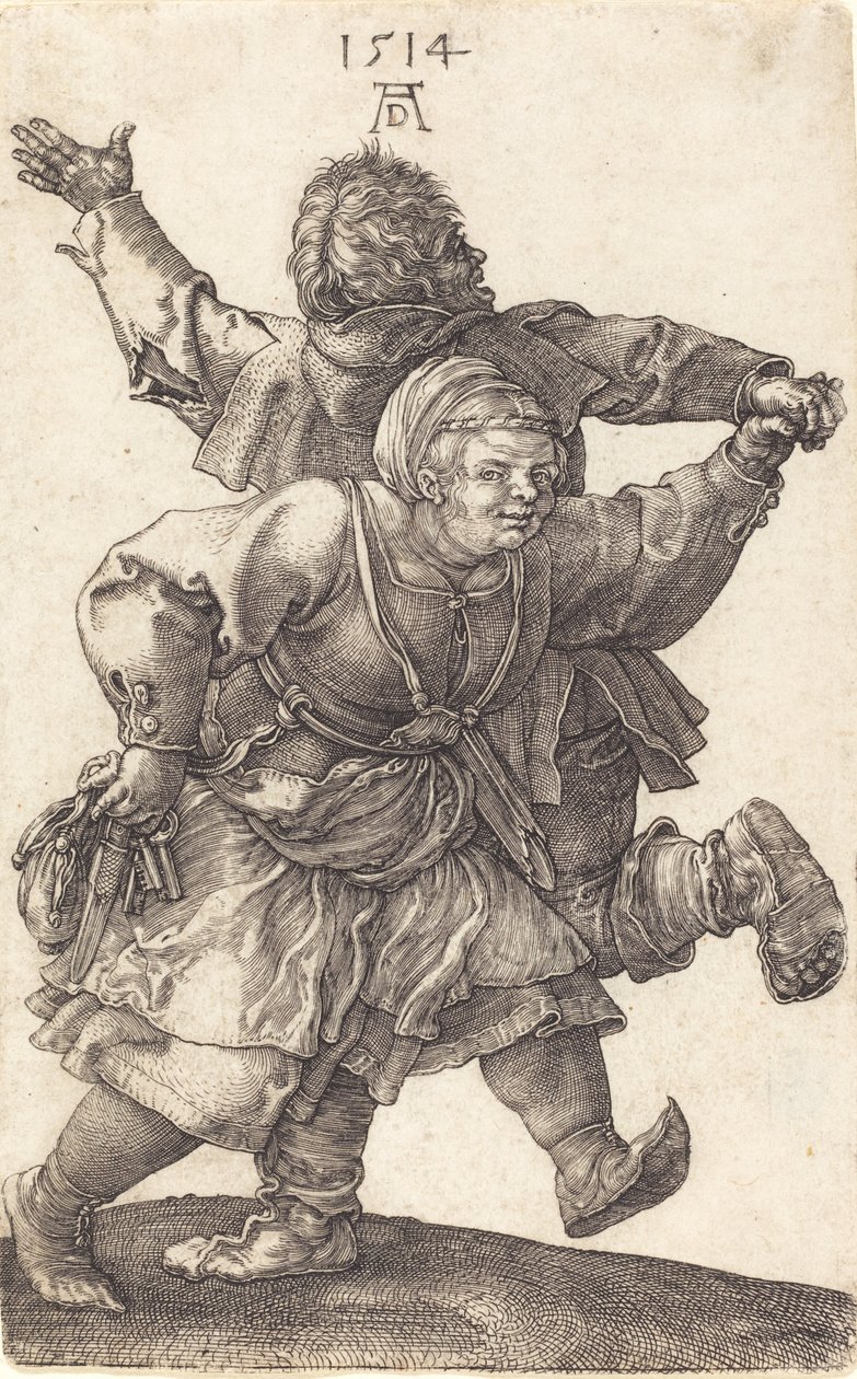 Coppia di contadini che balla da Albrecht Dürer