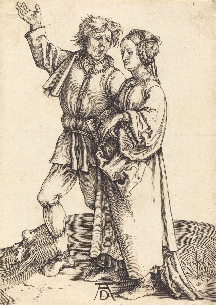 Contadino e sua moglie, c. 1497-1498 da Albrecht Dürer
