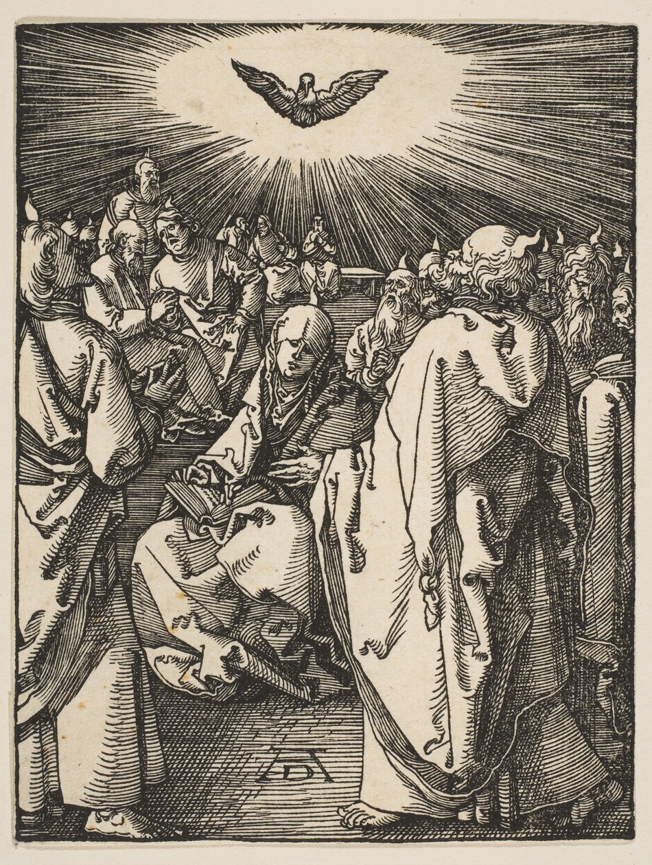 Pentecoste, da La Piccola Passione da Albrecht Dürer
