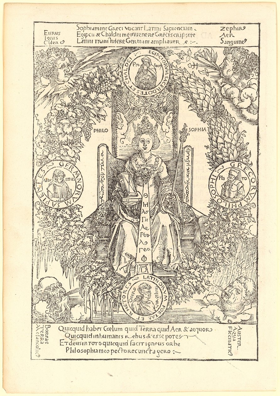Filosofia (Philosophia) da Albrecht Dürer