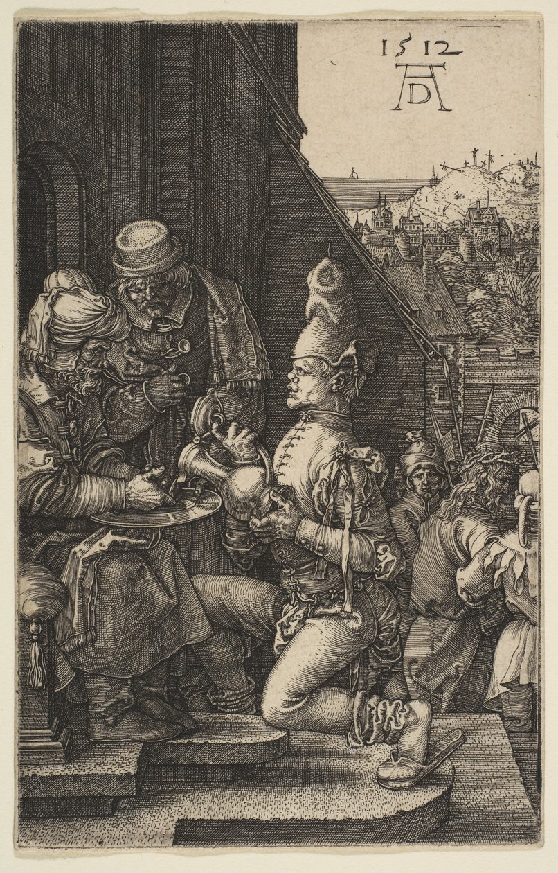Pilato si lava le mani, da The Passion, 1512 da Albrecht Dürer