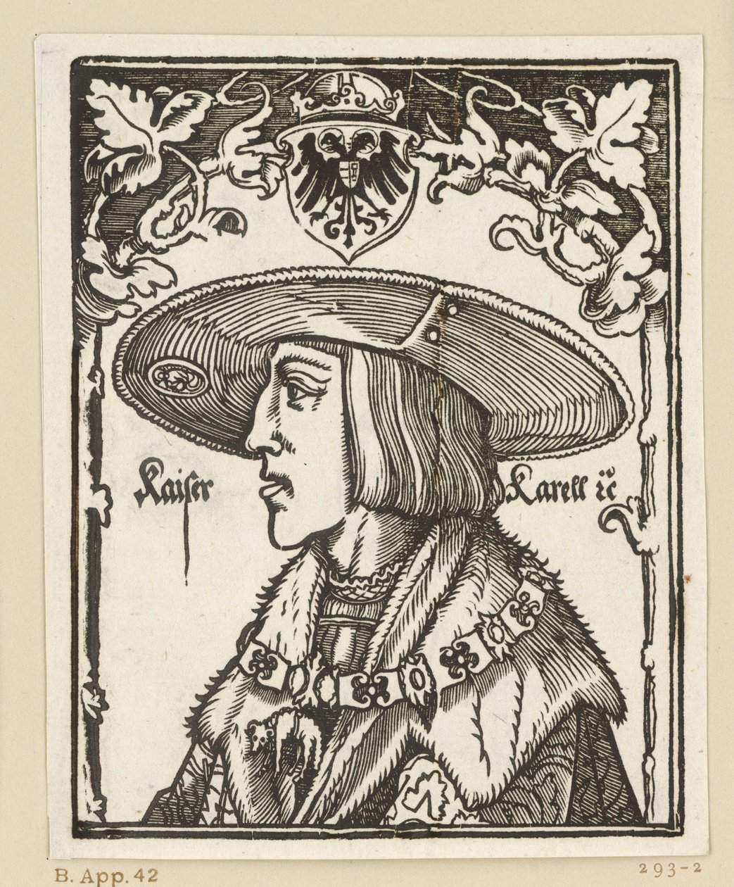 Ritratto di Carlo V da Albrecht Dürer
