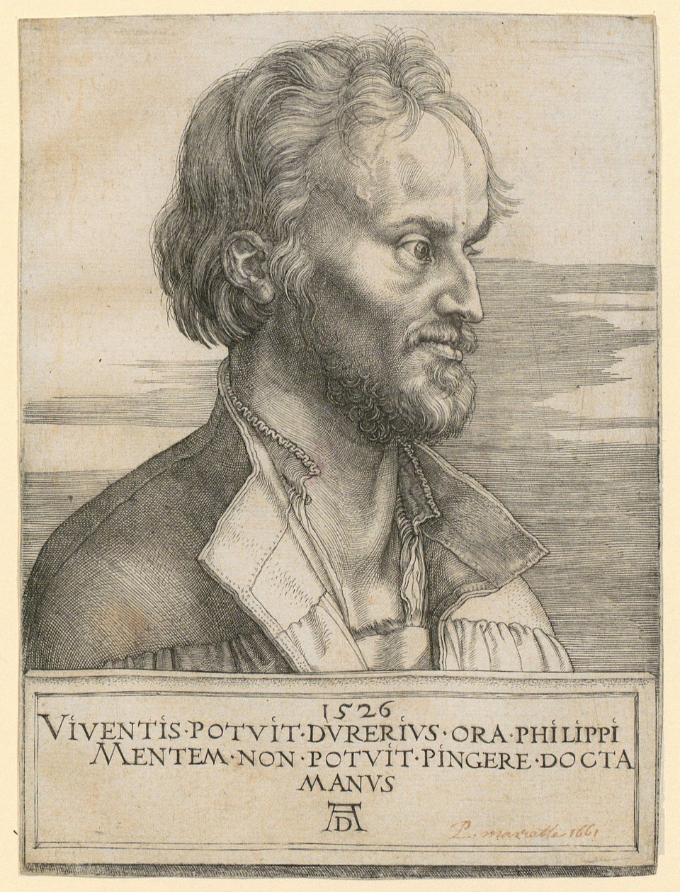 Ritratto di Philipp Melanchthon da Albrecht Dürer