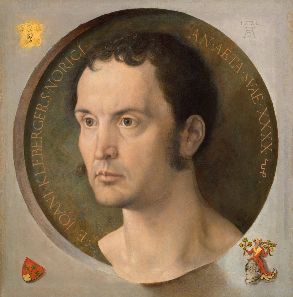 Ritratto di Johann Kleeberger, 1526 da Albrecht Dürer