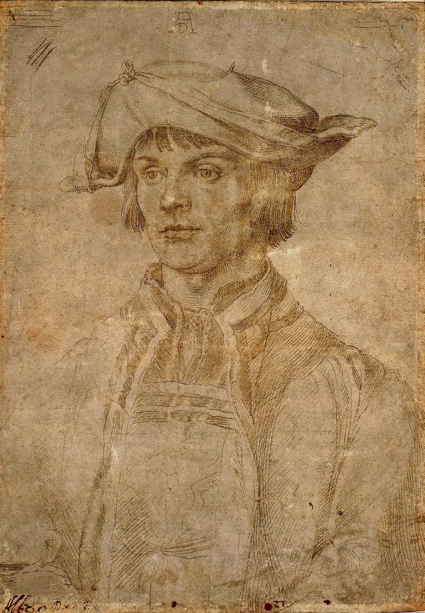 Ritratto di Lucas van Leyden, 1521 da Albrecht Dürer