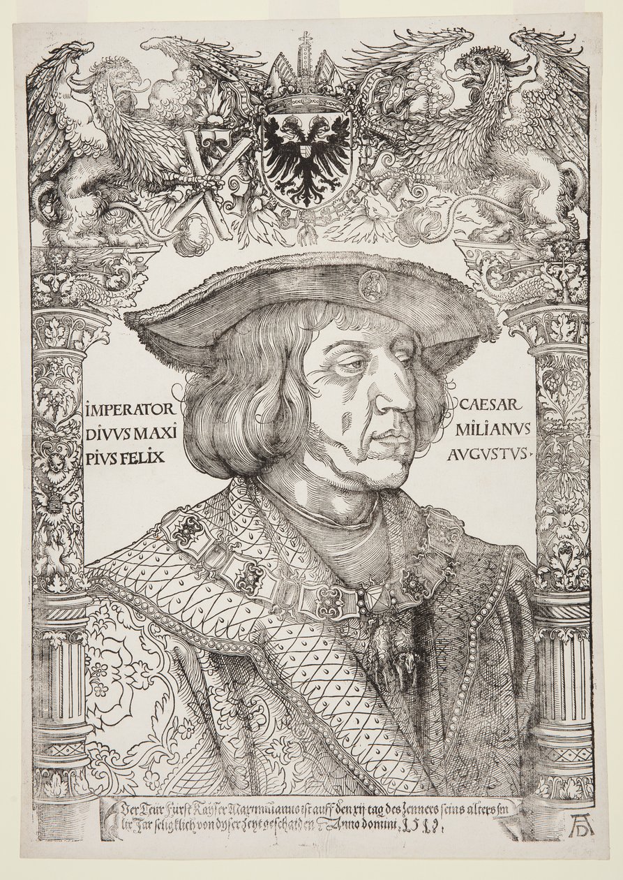 Ritratto di Massimiliano I da Albrecht Dürer