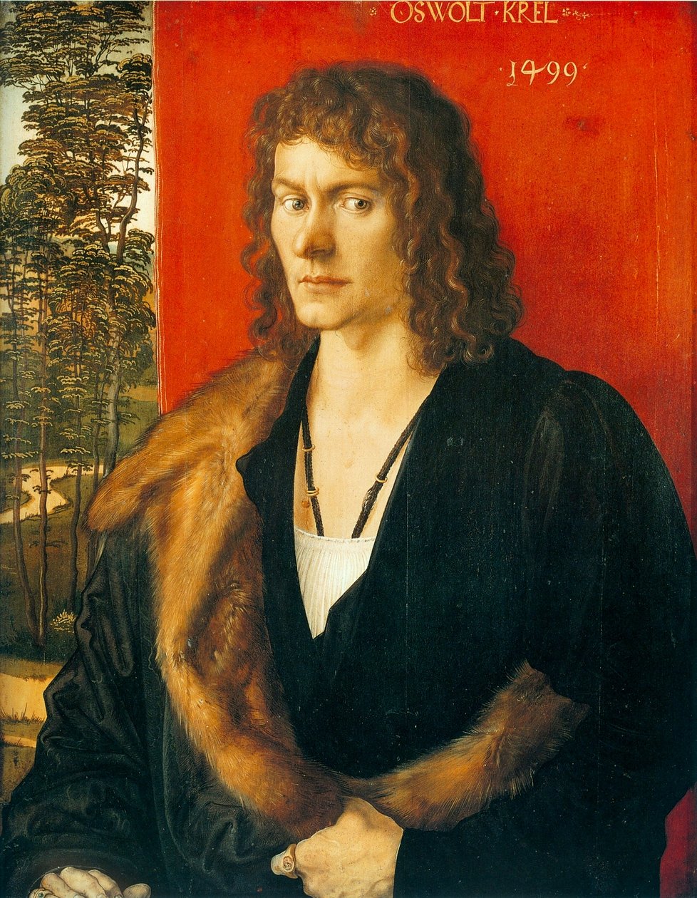 Ritratto di Oswolt Krel: Oswolt Krel da Albrecht Dürer