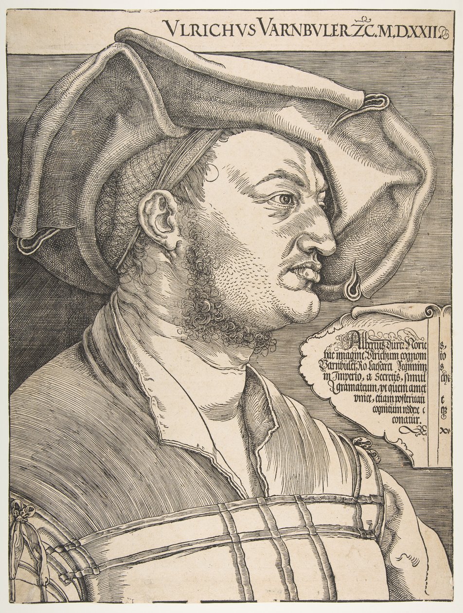 Ritratto di Ulrich Varnbuler da Albrecht Dürer