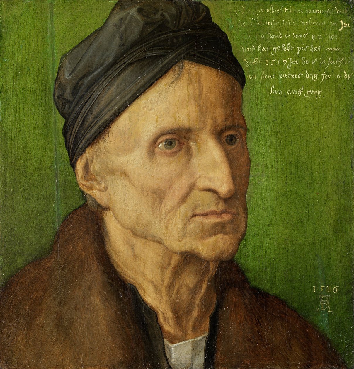 Ritratto del pittore di Norimberga Michael Wolgemut da Albrecht Dürer