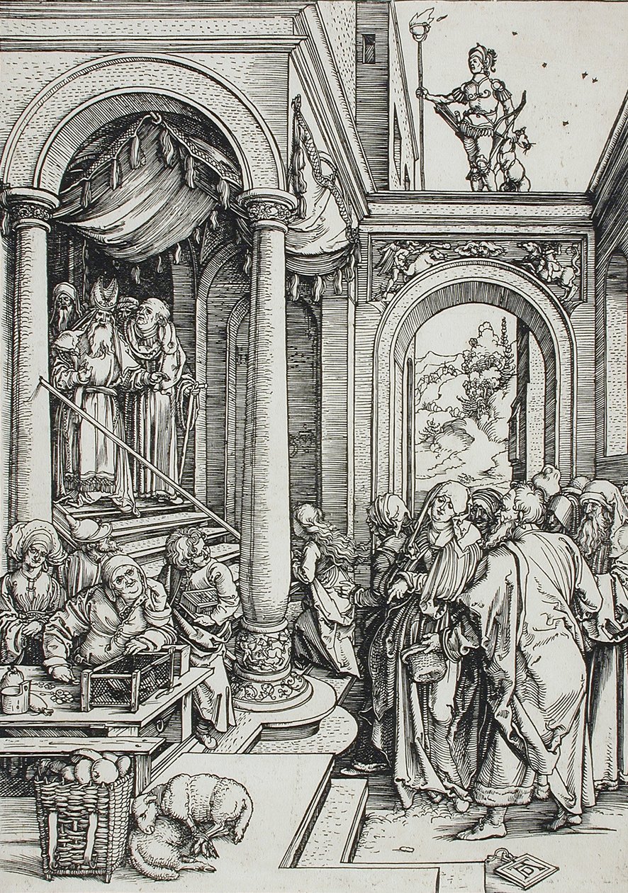Presentazione della Vergine al Tempio da Albrecht Dürer