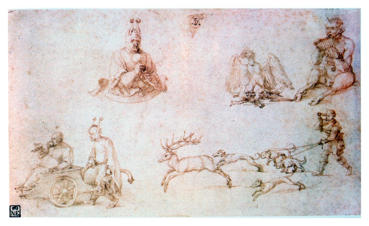 Studio a matita rossa, c1500 da Albrecht Dürer