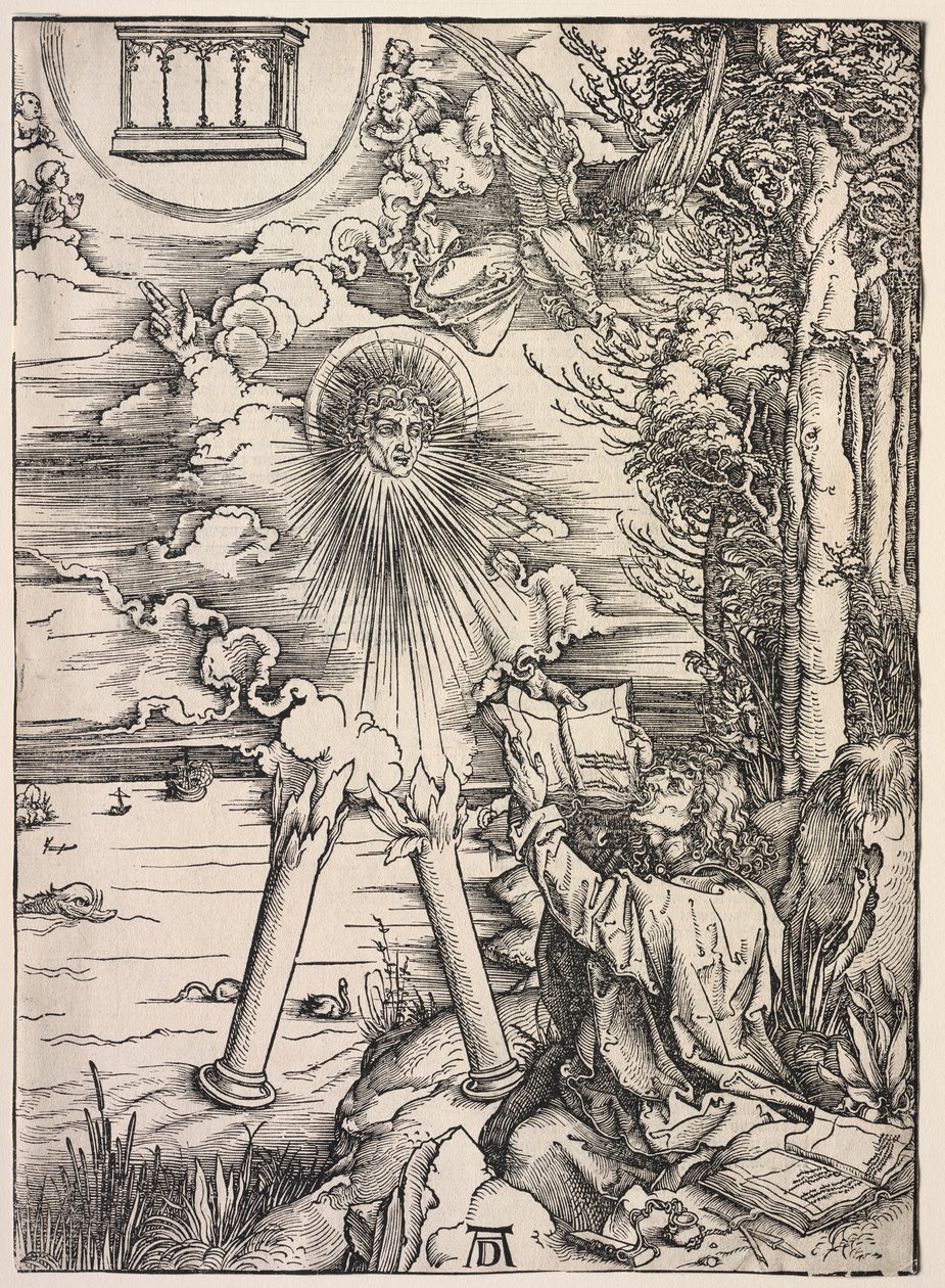 Rivelazione di San Giovanni: San Giovanni che divora i libri da Albrecht Dürer