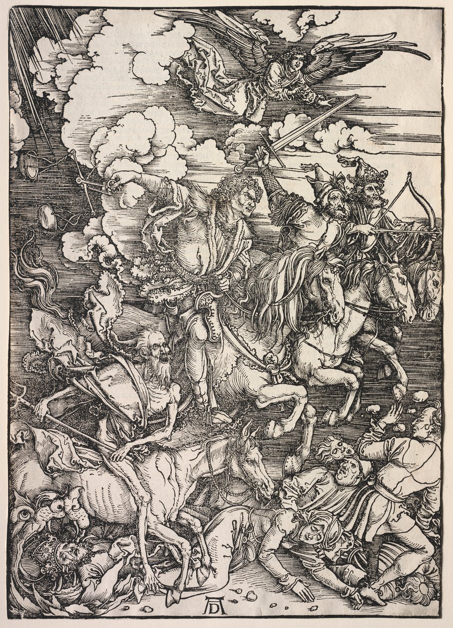 Rivelazione di San Giovanni: I Quattro Cavalieri da Albrecht Dürer