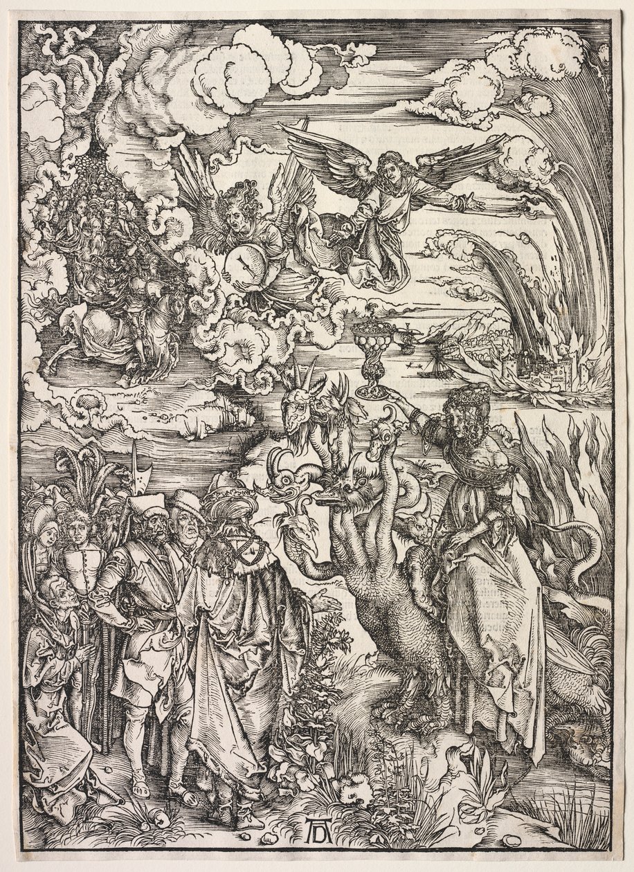 Rivelazione di San Giovanni: La donna di Babilonia da Albrecht Dürer