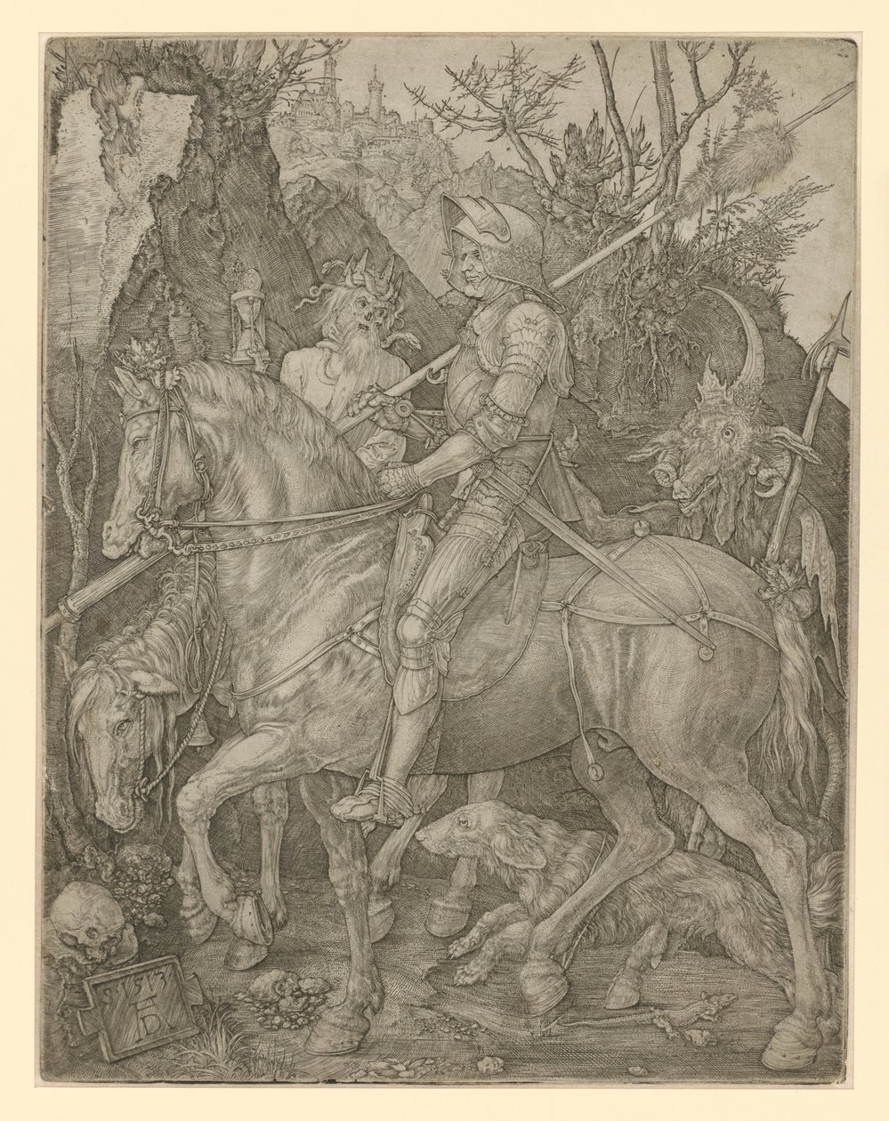 Cavaliere, morte e diavolo da Albrecht Dürer