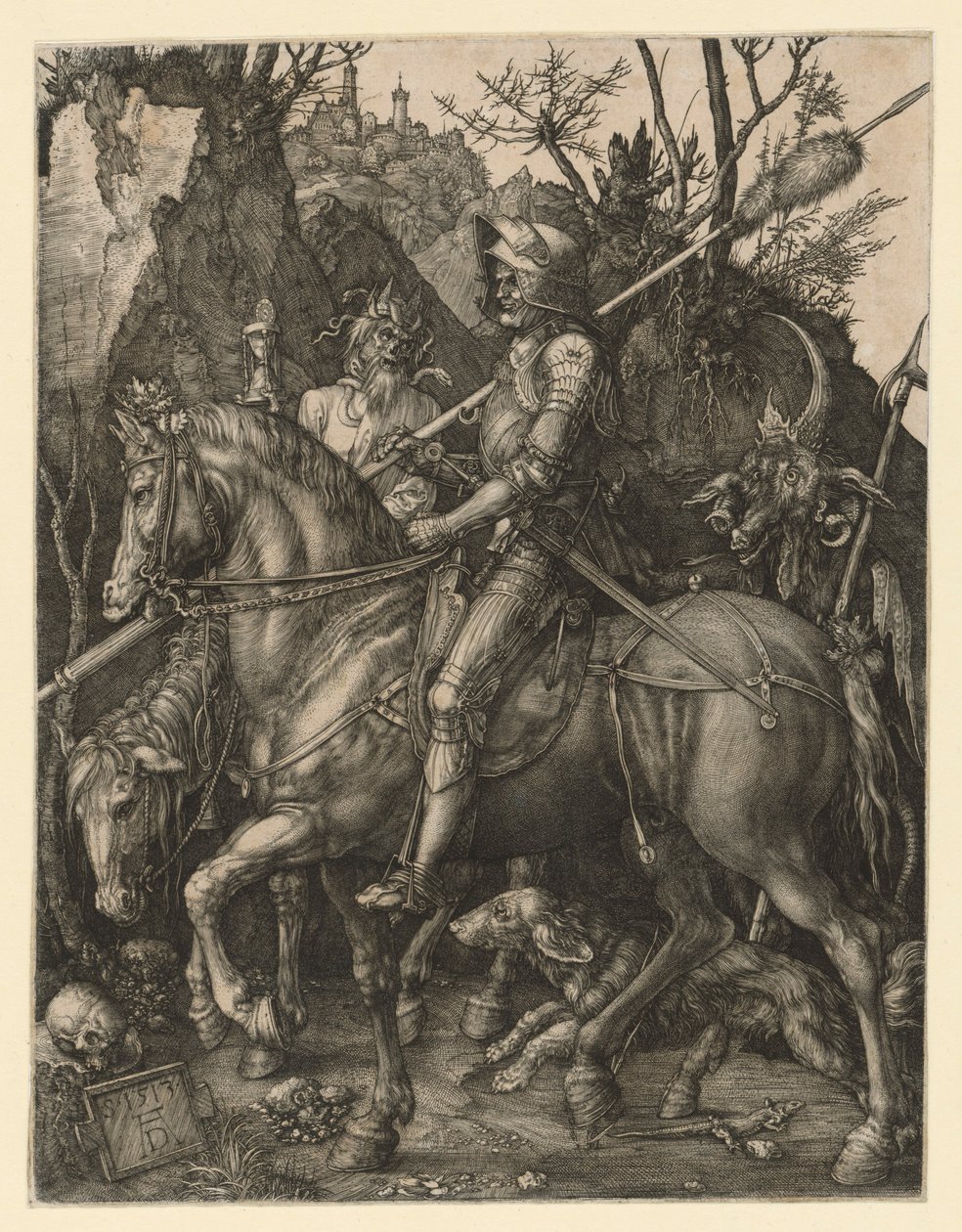 Cavaliere, morte e diavolo da Albrecht Dürer
