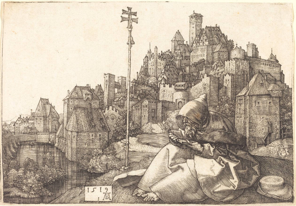 San Antonio che Legge da Albrecht Dürer