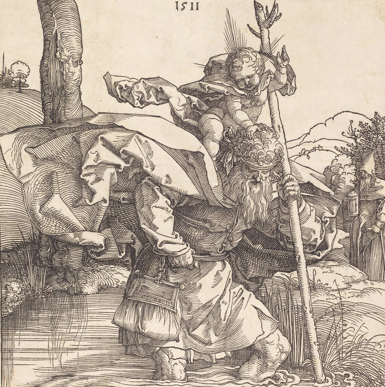 San Cristoforo, 1511 da Albrecht Dürer