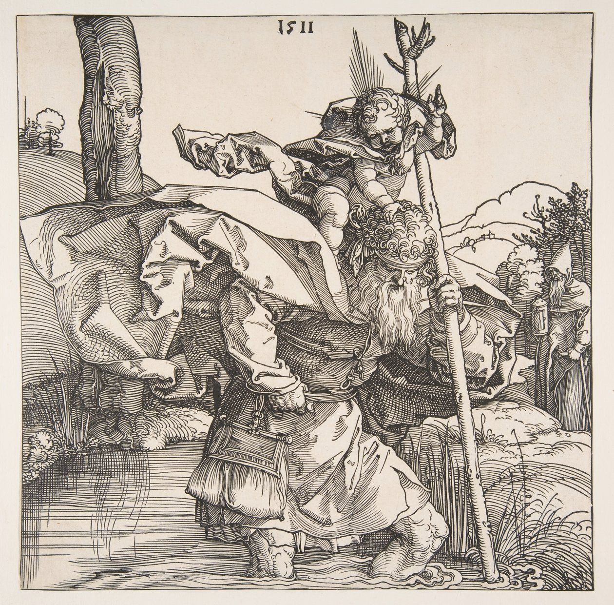 San Cristoforo, 1511 da Albrecht Dürer