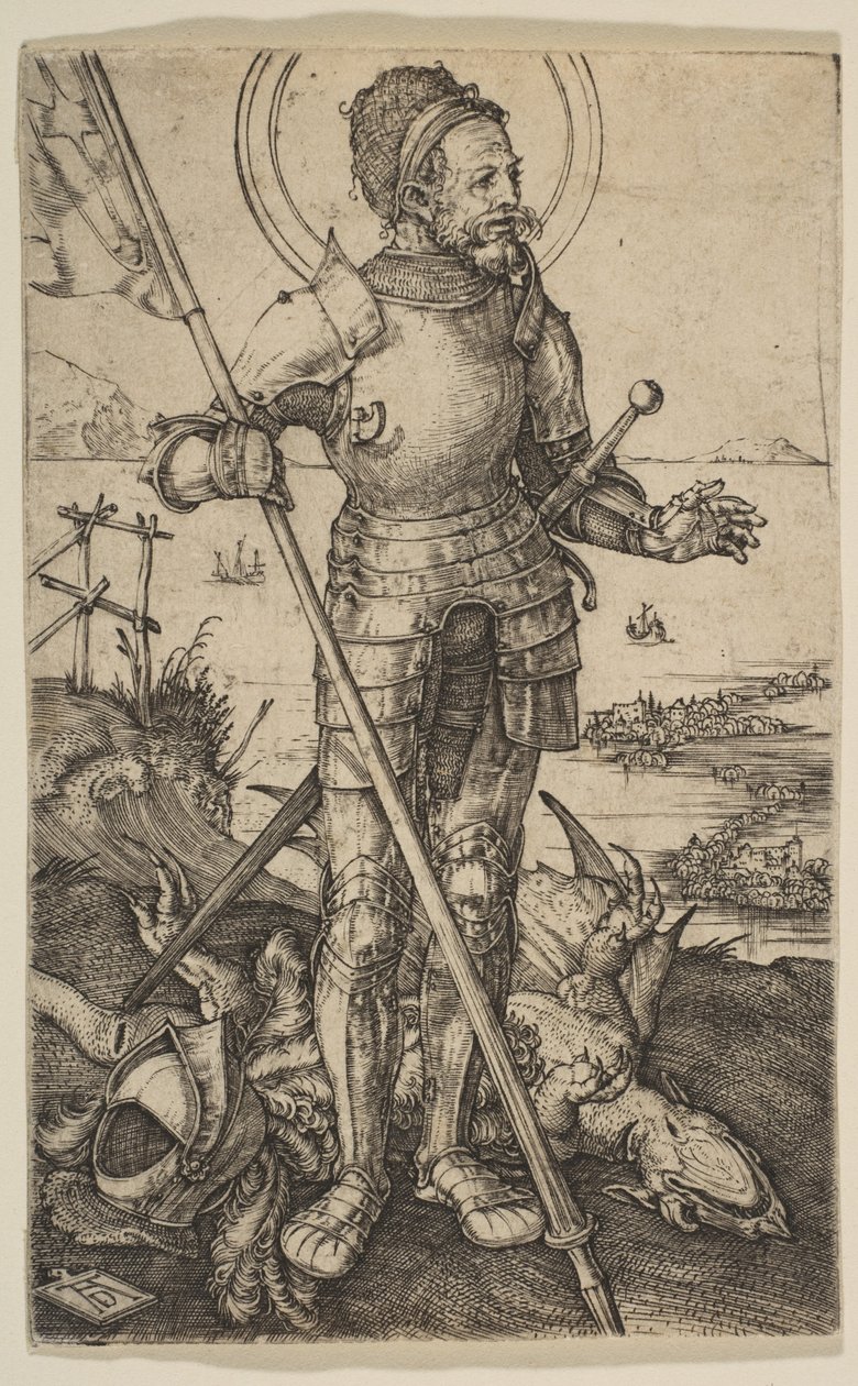 San Giorgio in piedi da Albrecht Dürer