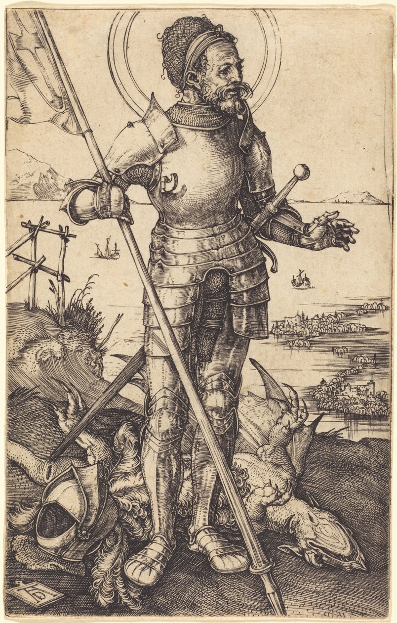 San Giorgio in piedi da Albrecht Dürer