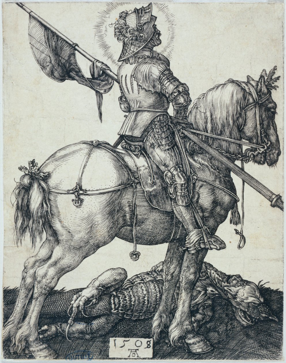 San Giorgio a cavallo (Bartsch 54) da Albrecht Dürer