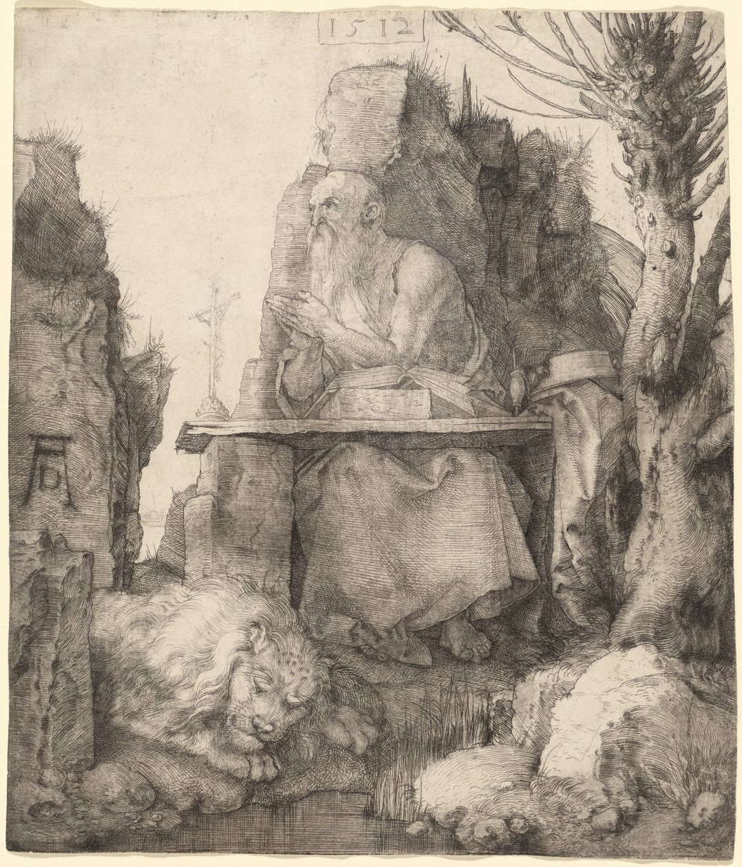 San Girolamo presso il salice pollard da Albrecht Dürer