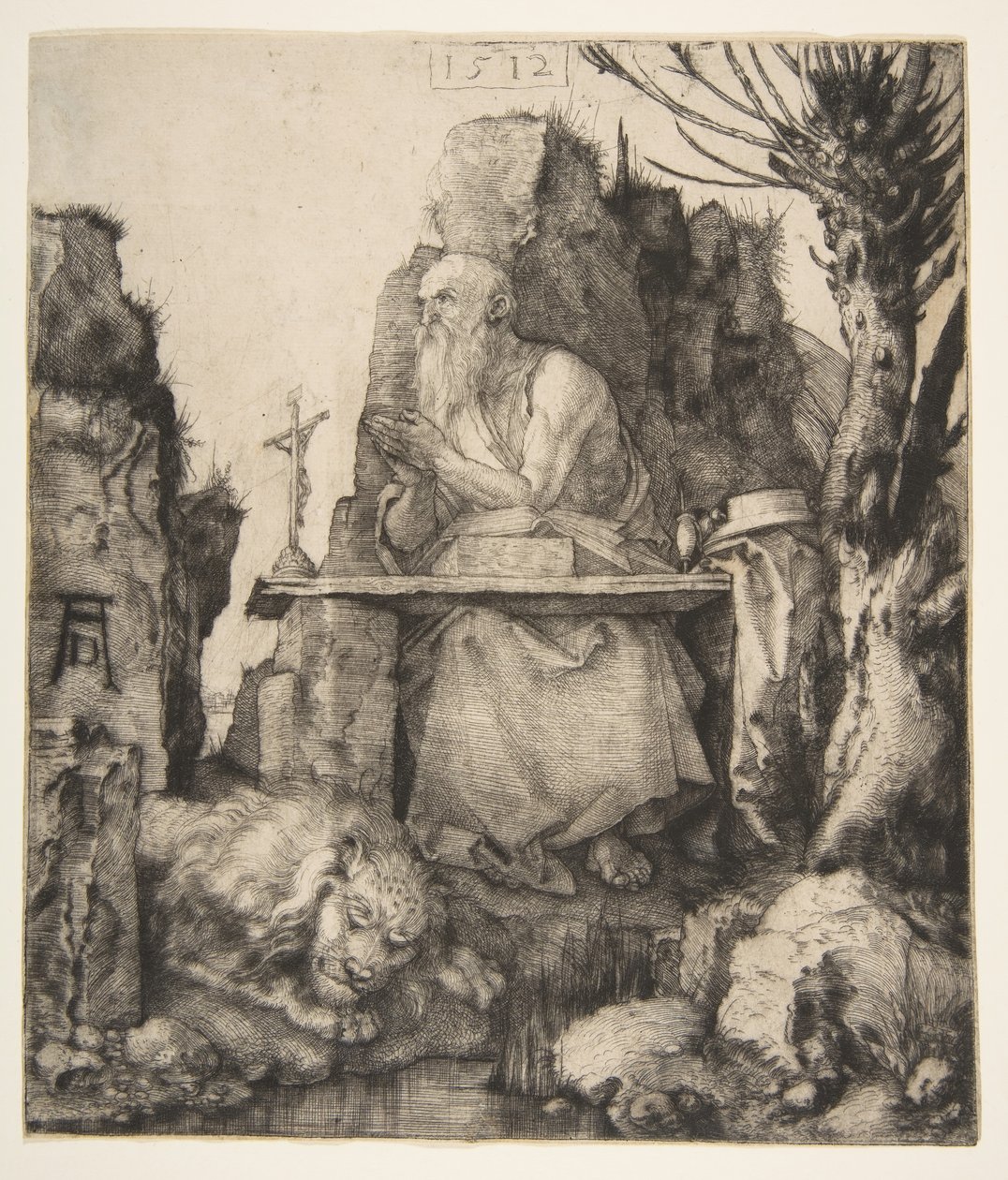 San Girolamo presso il salice, 1512 da Albrecht Dürer