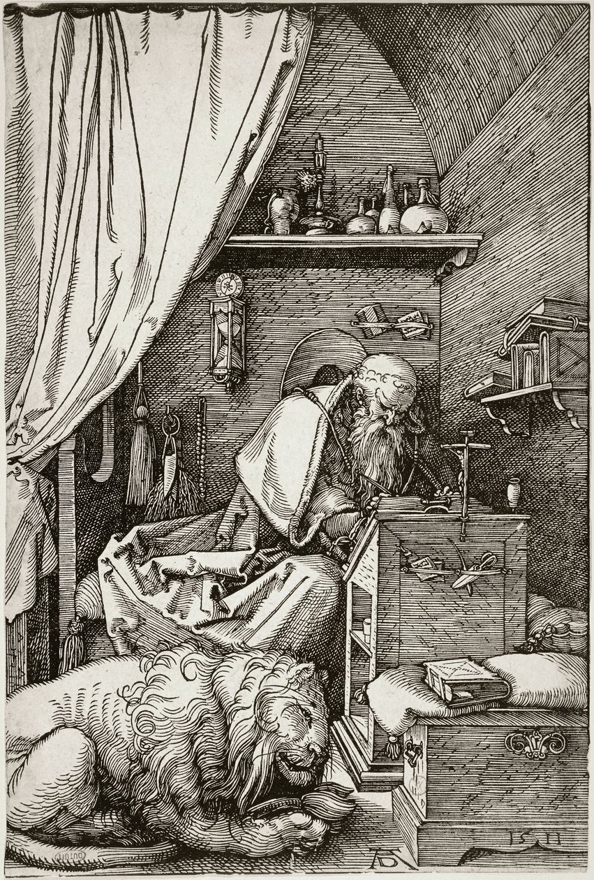 San Girolamo nella sua cella (Bartsch 114) da Albrecht Dürer